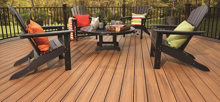 Black TREX Decking in Lomita, CA