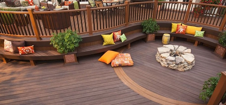 Gray TREX Decking in Lomita, CA